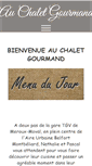 Mobile Screenshot of chalet-gourmand.fr